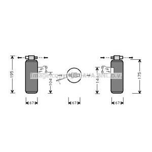 изсушител за климатик AVA QUALITY COOLING RTD027