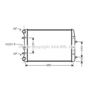 воден радиатор AVA QUALITY COOLING SA2008 
