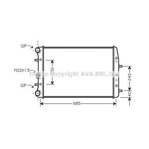 воден радиатор AVA QUALITY COOLING SA2014 