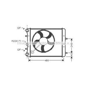 воден радиатор AVA QUALITY COOLING SAA2013 