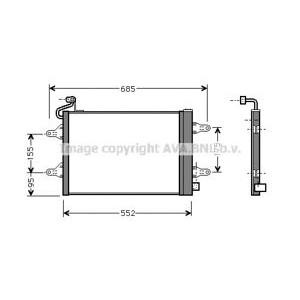 радиатор за климатик AVA QUALITY COOLING SAA5007 