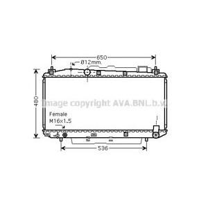 воден радиатор AVA QUALITY COOLING TO2348 