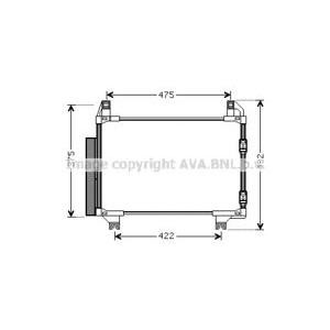 радиатор за климатик AVA QUALITY COOLING TOA5404