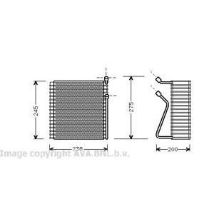 изпарител за климатик AVA QUALITY COOLING VOV091 