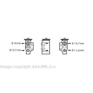 възвратен клапан за климатик AVA QUALITY COOLING VW1243 