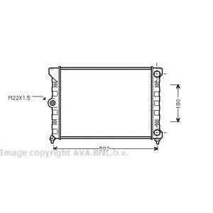 воден радиатор AVA QUALITY COOLING VW2099 