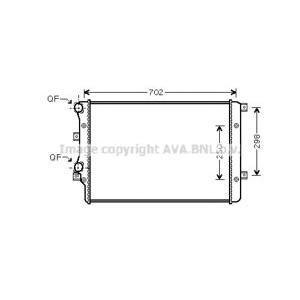 воден радиатор AVA QUALITY COOLING VW2206 