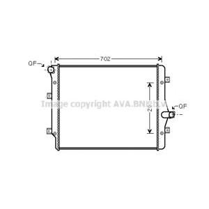 воден радиатор AVA QUALITY COOLING VW2208 