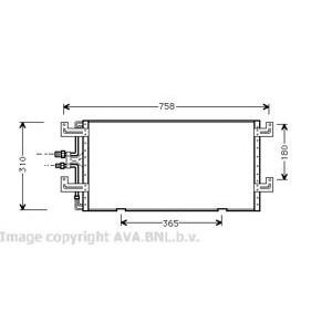 радиатор за климатик AVA QUALITY COOLING VW5145 