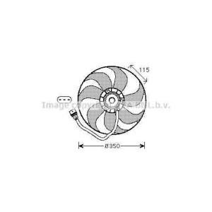 вентилатор, охлаждане на двигателя AVA QUALITY COOLING VW7521 