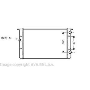 воден радиатор AVA QUALITY COOLING VWA2104 