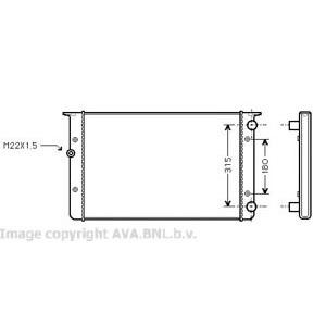 воден радиатор AVA QUALITY COOLING VWA2105 