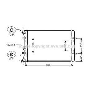 воден радиатор AVA QUALITY COOLING VWA2217 