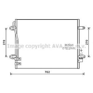 кондензатор, климатизация AVA QUALITY COOLING VWA5322 