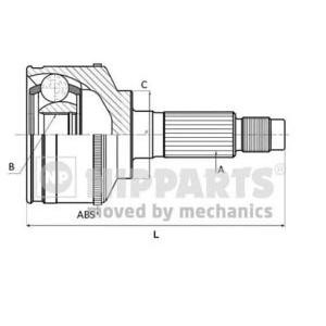 комплект каре за полуоска NIPPARTS J2821130 