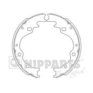 комплект спирачни челюсти NIPPARTS J3503025