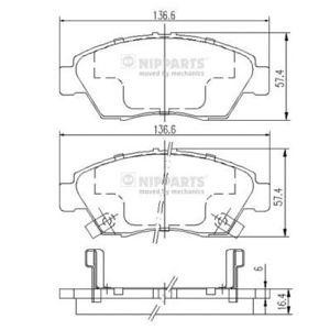 накладки NIPPARTS J3604033