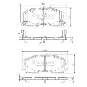 накладки NIPPARTS J3605030