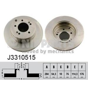 спирачен диск NIPPARTS J3310515