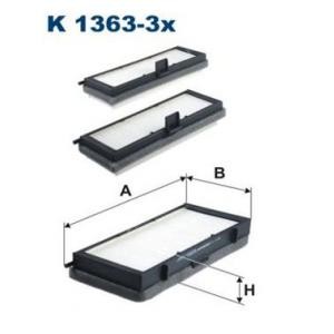 филтър, въздух за вътрешно пространство FILTRON K1363-3x 