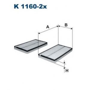филтър купе FILTRON K1160-2x 