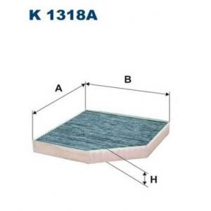 филтър, въздух за вътрешно пространство FILTRON K1318A 