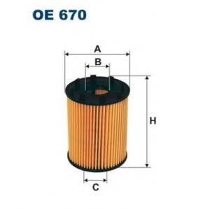 маслен филтър FILTRON OE670