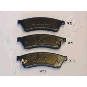 накладки ASHIKA 51-0W-W03 