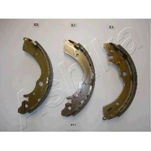 комплект спирачни челюсти ASHIKA 55-04-411 