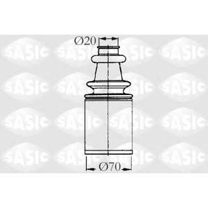 комплект маншон за каре SASIC 2873693