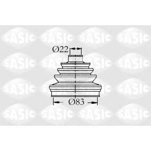 комплект маншон за каре SASIC 4003431