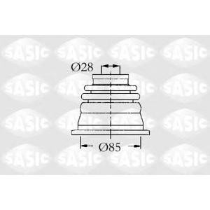 комплект маншон за каре SASIC 4003451