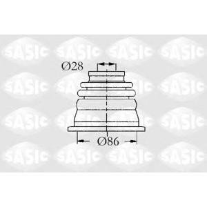 комплект маншон за каре SASIC 4003464