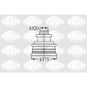 комплект маншон за каре SASIC 4003404