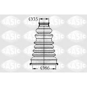 комплект маншон за каре SASIC 4003432