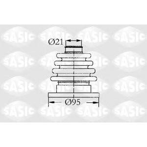 комплект маншон за каре SASIC 4003444 