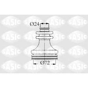 комплект маншон за каре SASIC 4003449