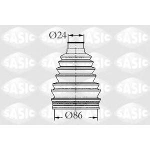 комплект маншон за каре SASIC 2933053