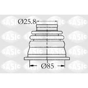 комплект маншон за каре SASIC 4003408 