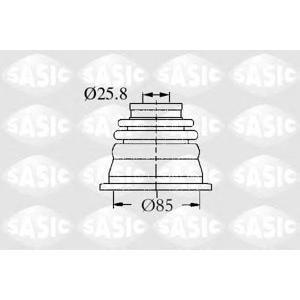 комплект маншон за каре SASIC 4003458