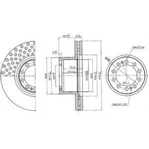 спирачен диск BERAL BCR323A
