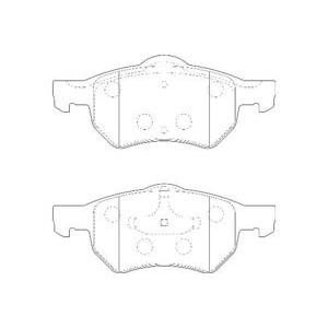 накладки DURON DBP221474 