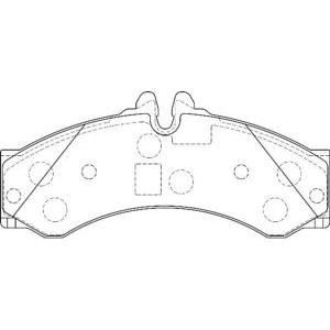 накладки DURON DBP221879 