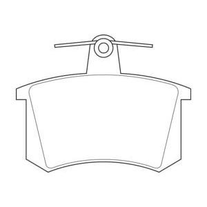 накладки DURON DBP230222