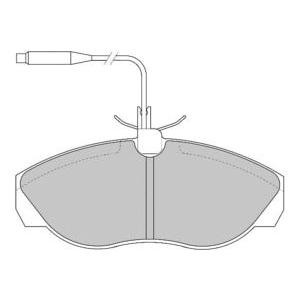 накладки DURON DBP230967 