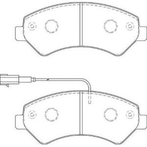 накладки DURON DBP231925 