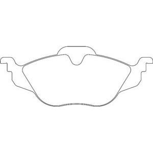 накладки DURON DBP251293 