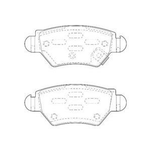 накладки DURON DBP251294 