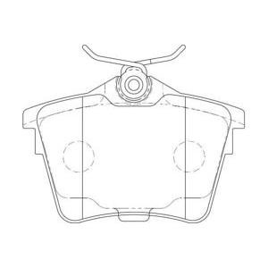 накладки DURON DBP341727 