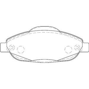 накладки DURON DBP344003 